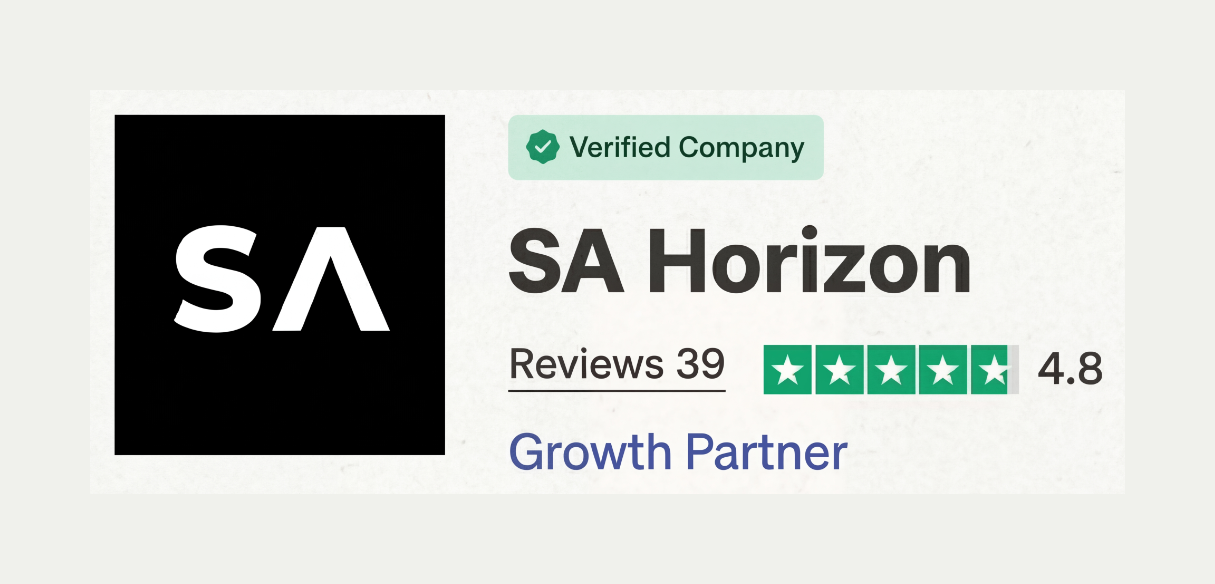SA Horizon — Verified Company, 39 reviews, 4.8 stars, Growth Partner